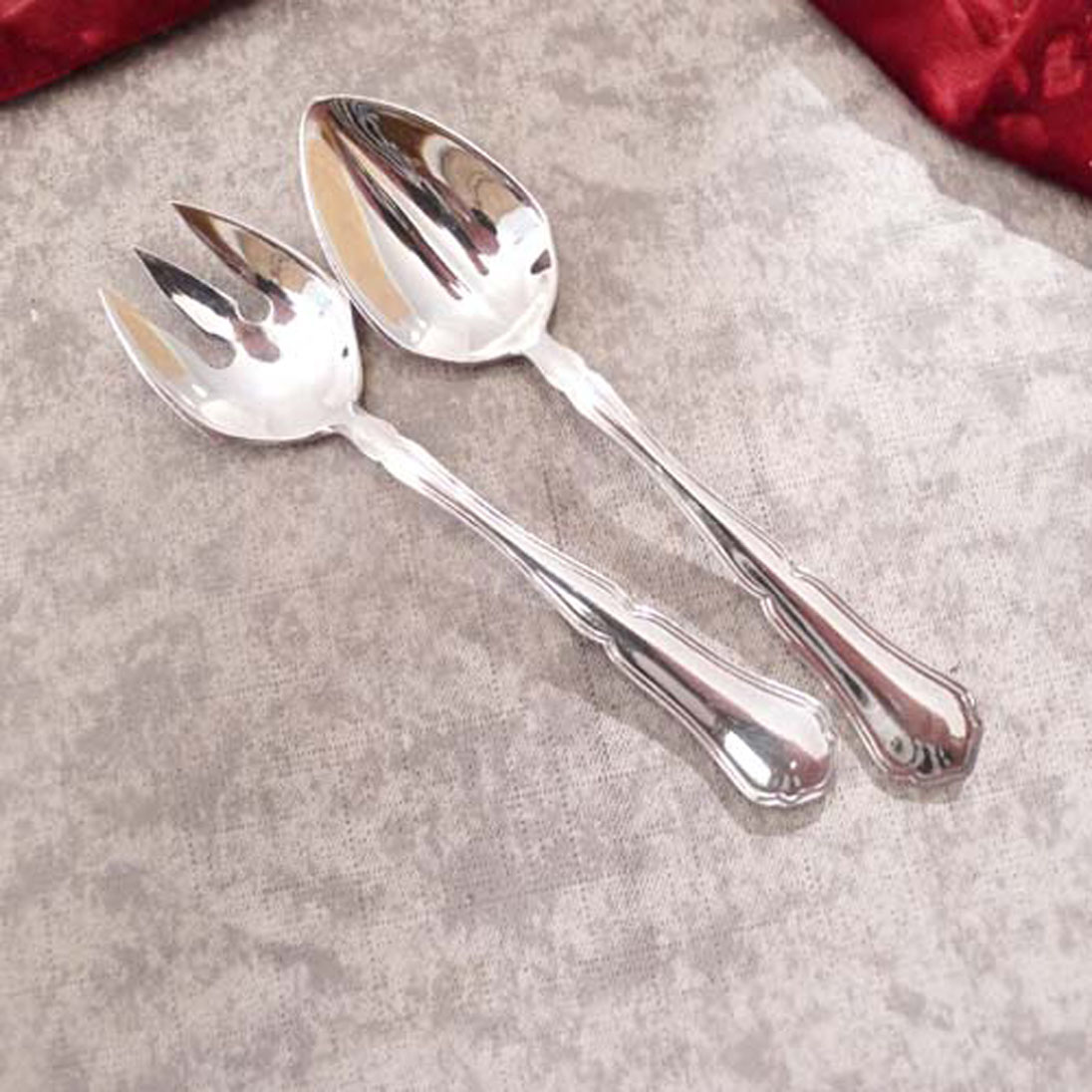 Wellner 359 Hamilton Mini Salatbesteck 90 versilbert