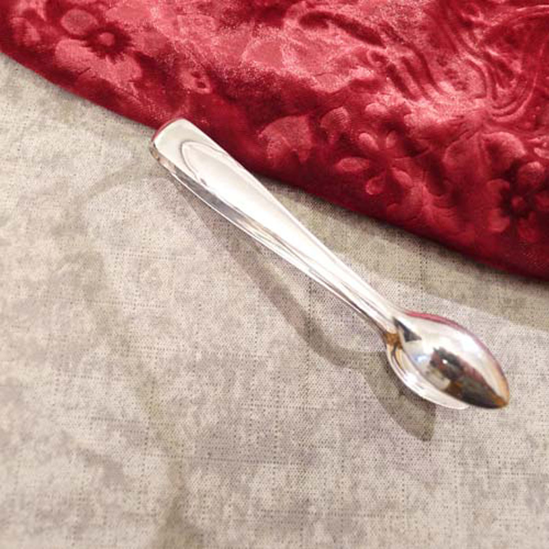 Bruckmann 610 Chippendale Zuckerzange 90 versilbert