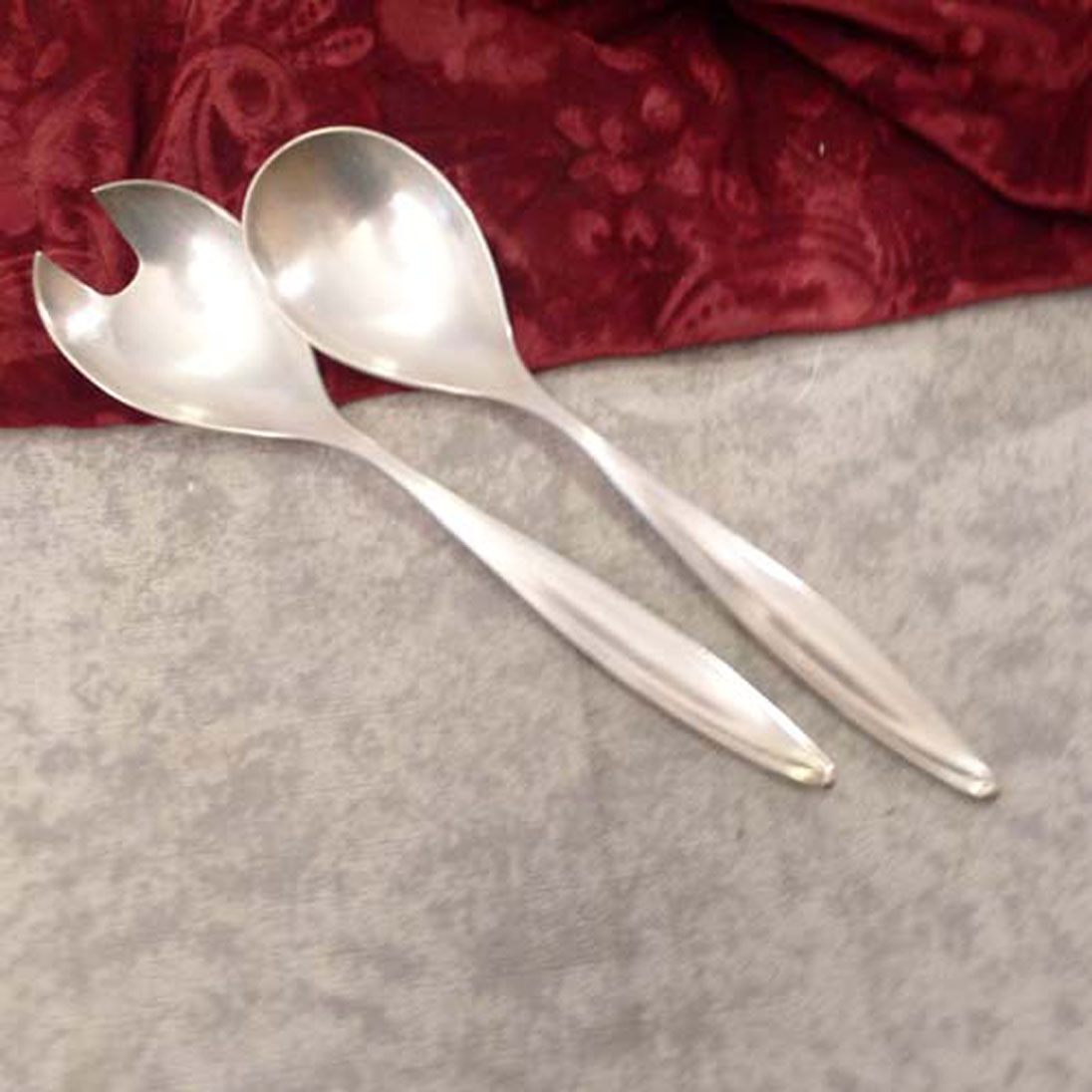 Bruckmann 763 Princess Salatbesteck 90 versilbert
