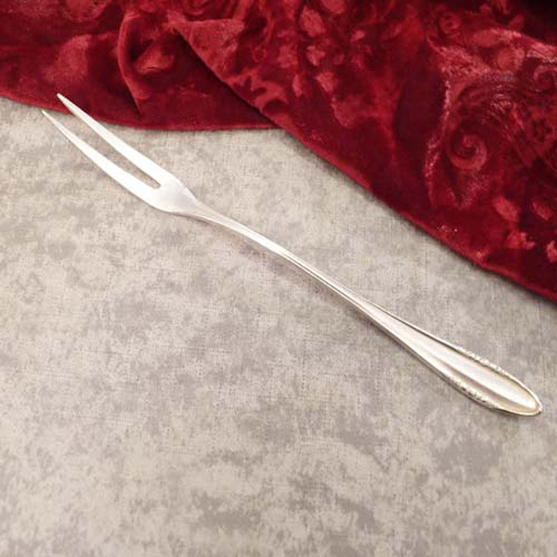 BSF 89 Früchte Fleischgabel 19,2cm 90 versilbert