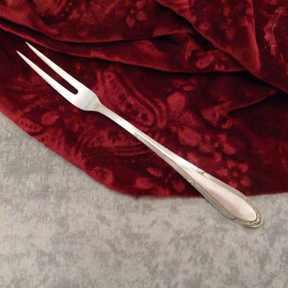 WMF 200 Kreuzband Fleischgabel 90 versilbert