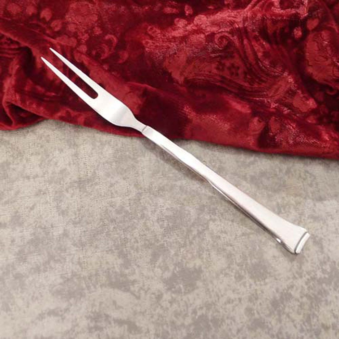 WMF 2500 Art Deco Fleischgabel 90 versilbert