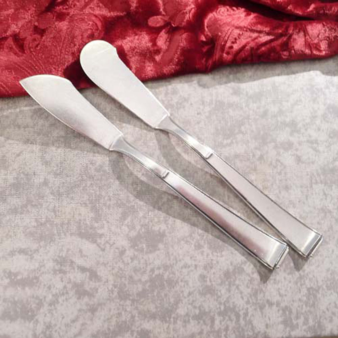 BSF 93 Art Deco Butter und Käse Messer 90 versilbert