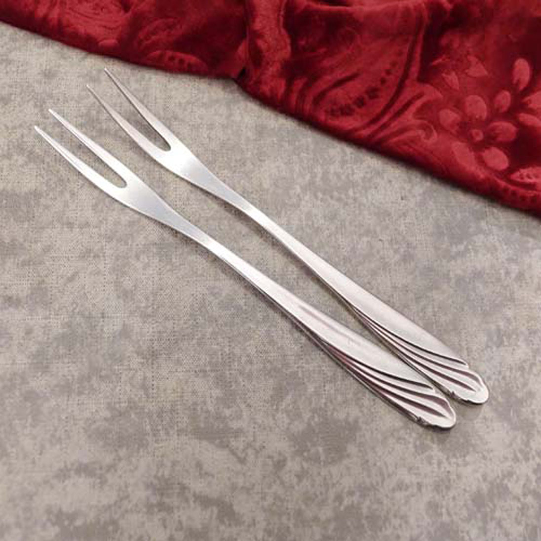 WMF Wien 2 Fleischgabeln 90 versilbert