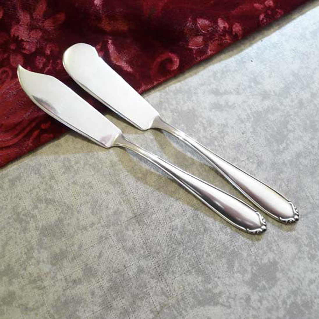 Bruckmann 585 einfach Barock Butter- und Käsemesser 90 versilbe