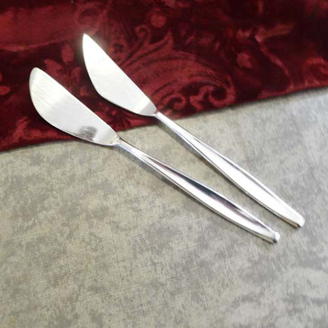 BSF 109 Madame Butter und Käsemesser 90 versilbert