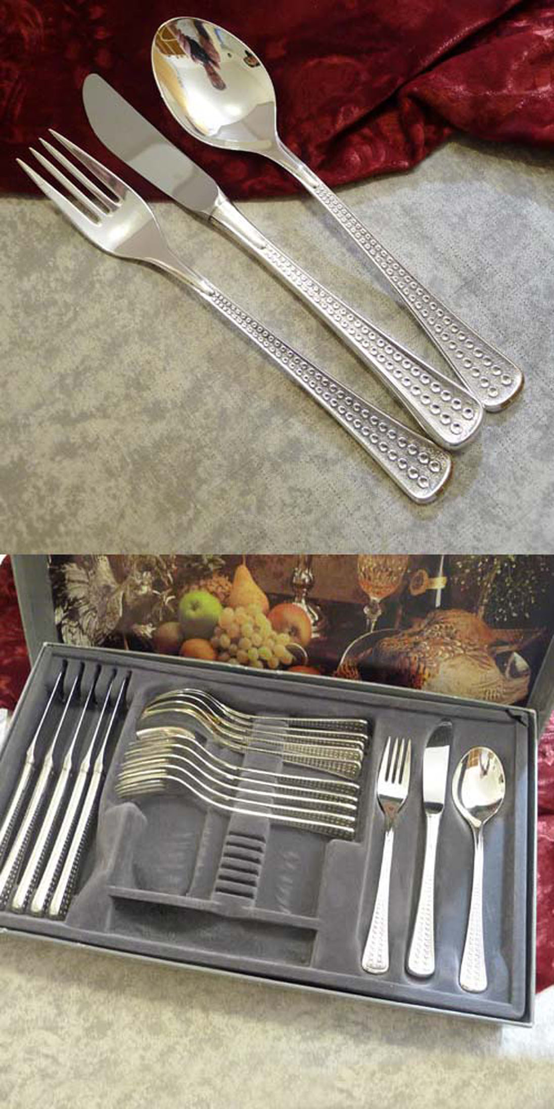 WMF Acapulco Tafelbesteck 6 Personen 90 versilbert