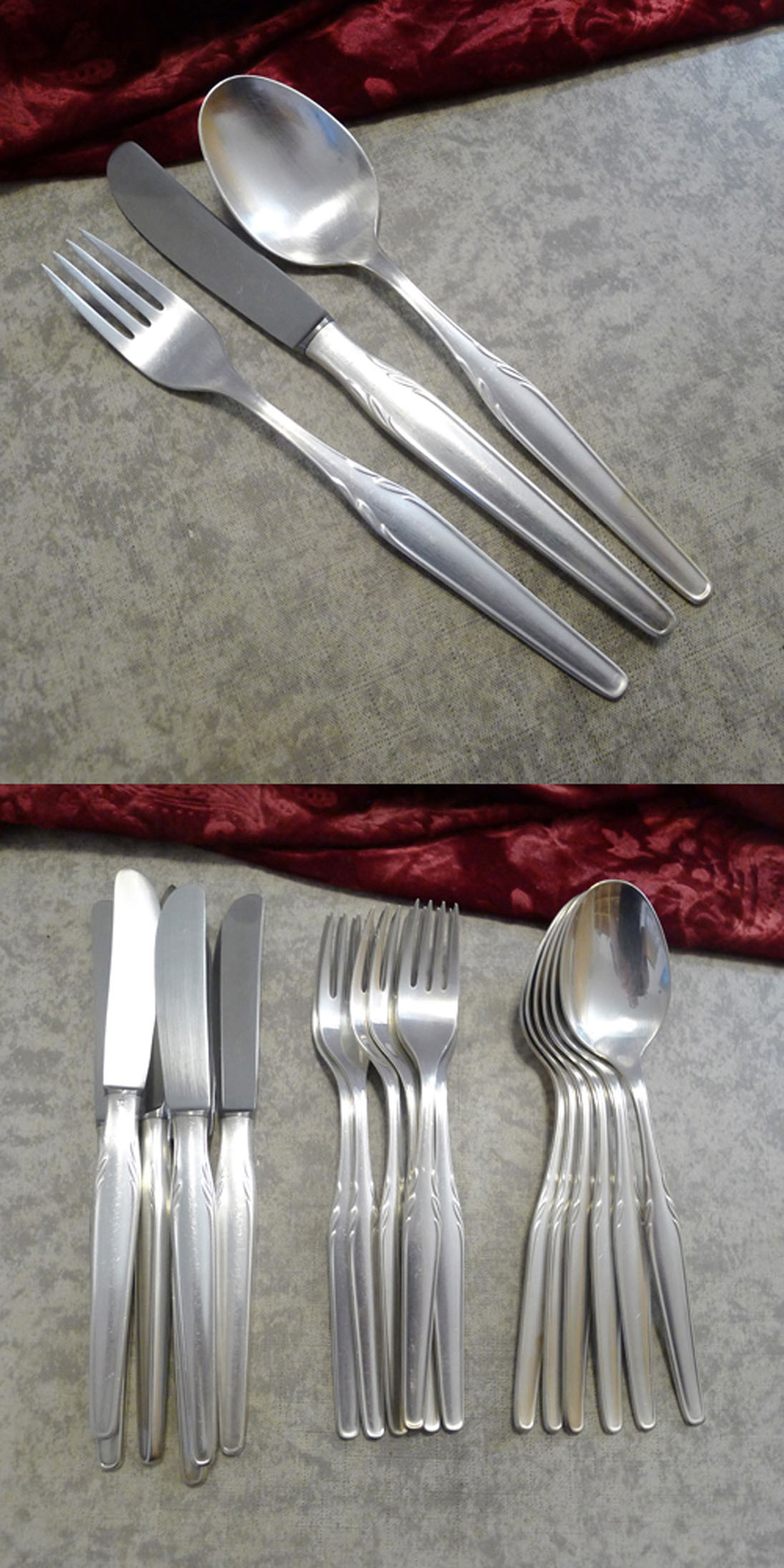 WMF Paris Tafelbesteck 6 Personen 90 versilbert