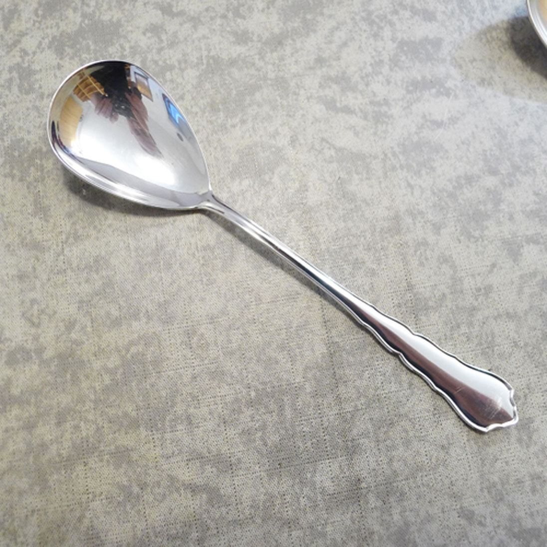 WMF 2100 Chippendale Kompottlöffel 90 versilbert