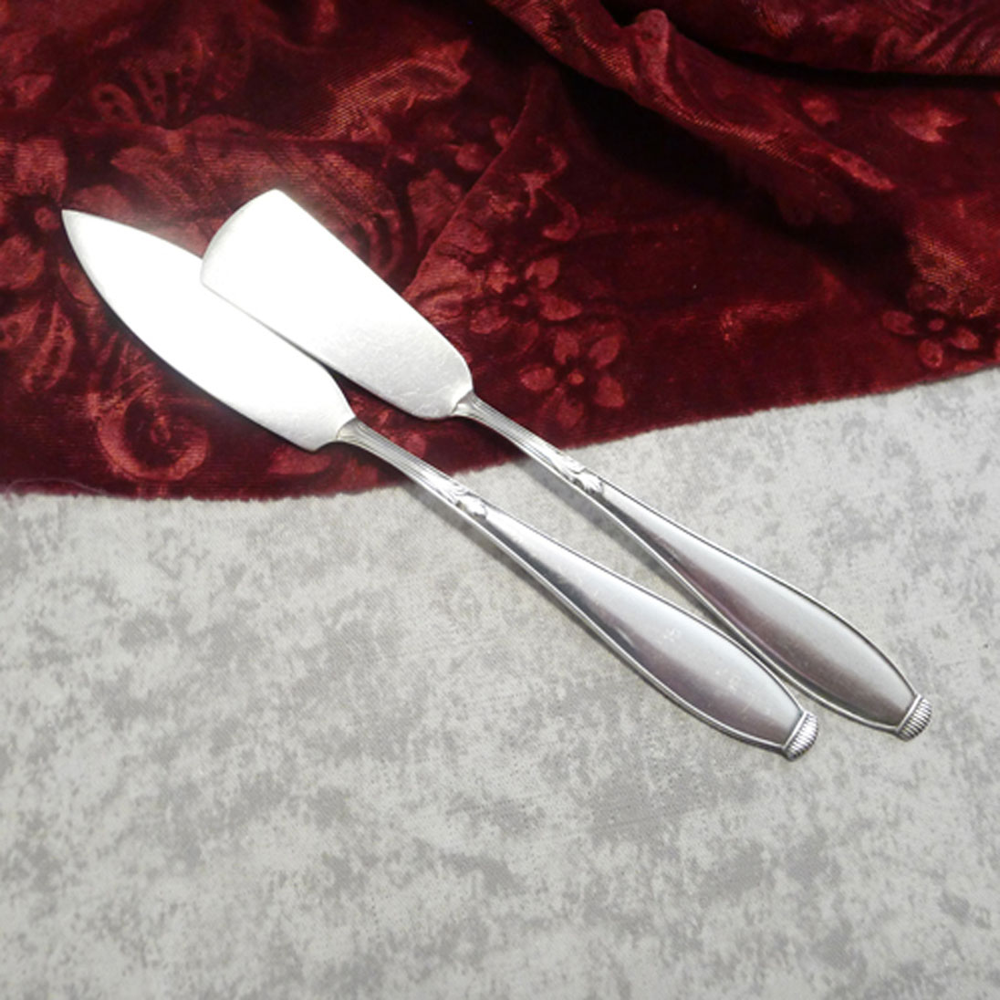 WMF 1400 Lilie Butter- und Käsemesser 90 versilbert