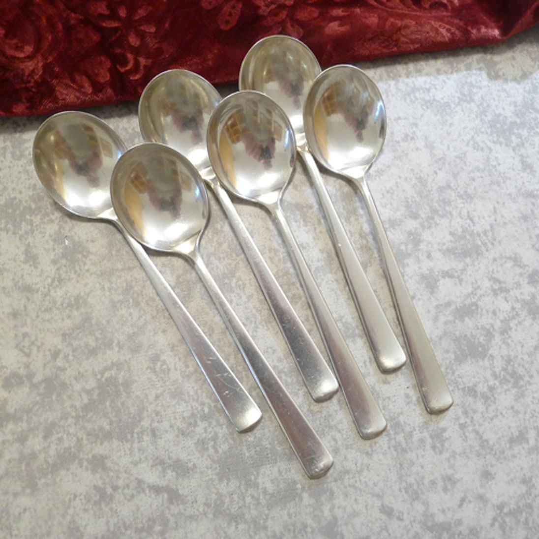 Wilkens Finnland 6 Tassenlöffel 15,5cm 90 versilbert