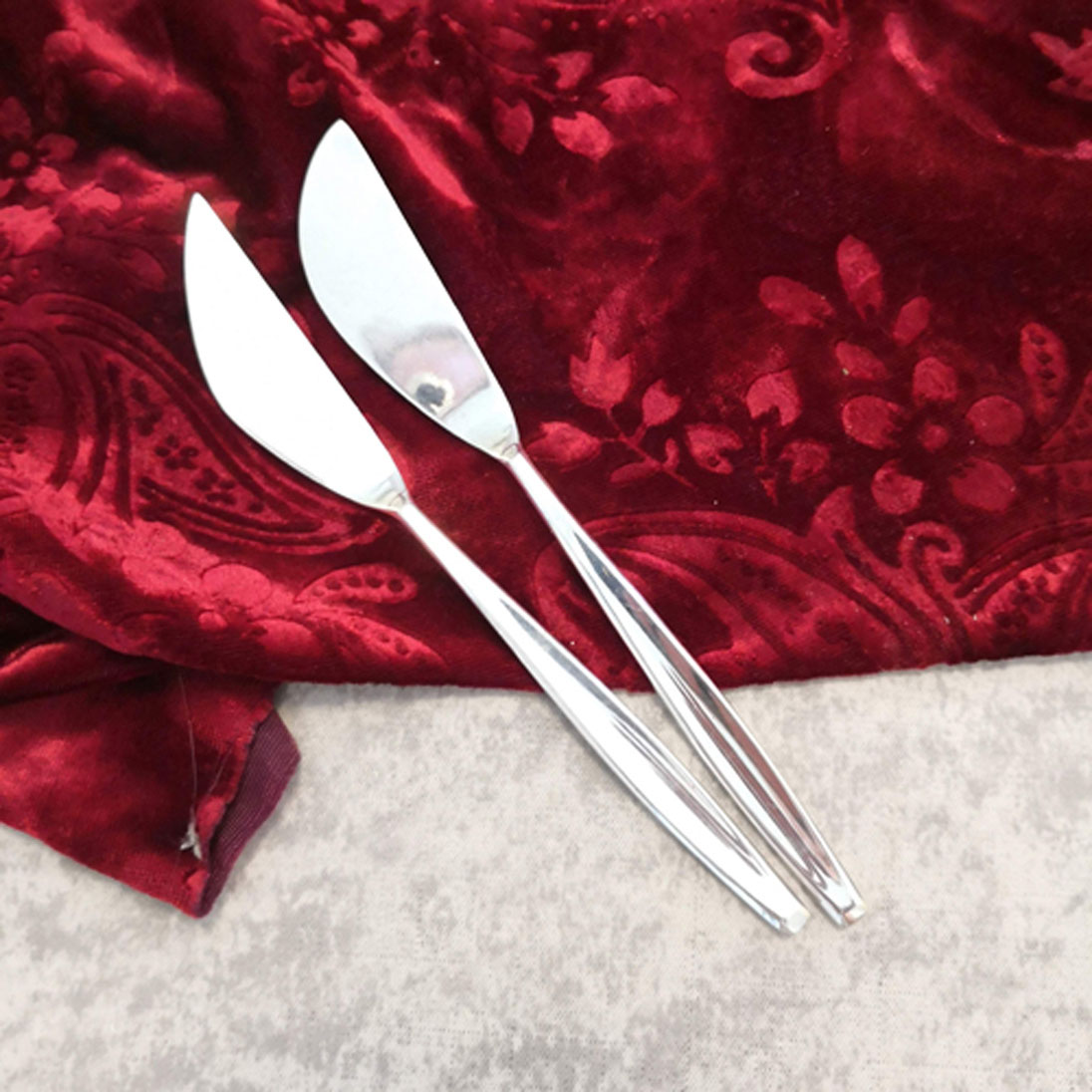 BSF 109 Madame Butter und Käsemesser 90 versilbert