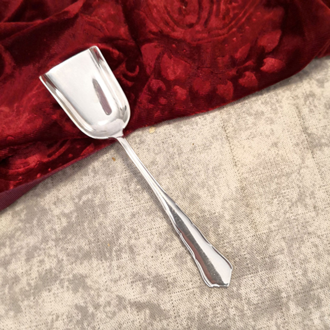 WMF 2100 Chippendale Zuckerlöffel 90 versilbert