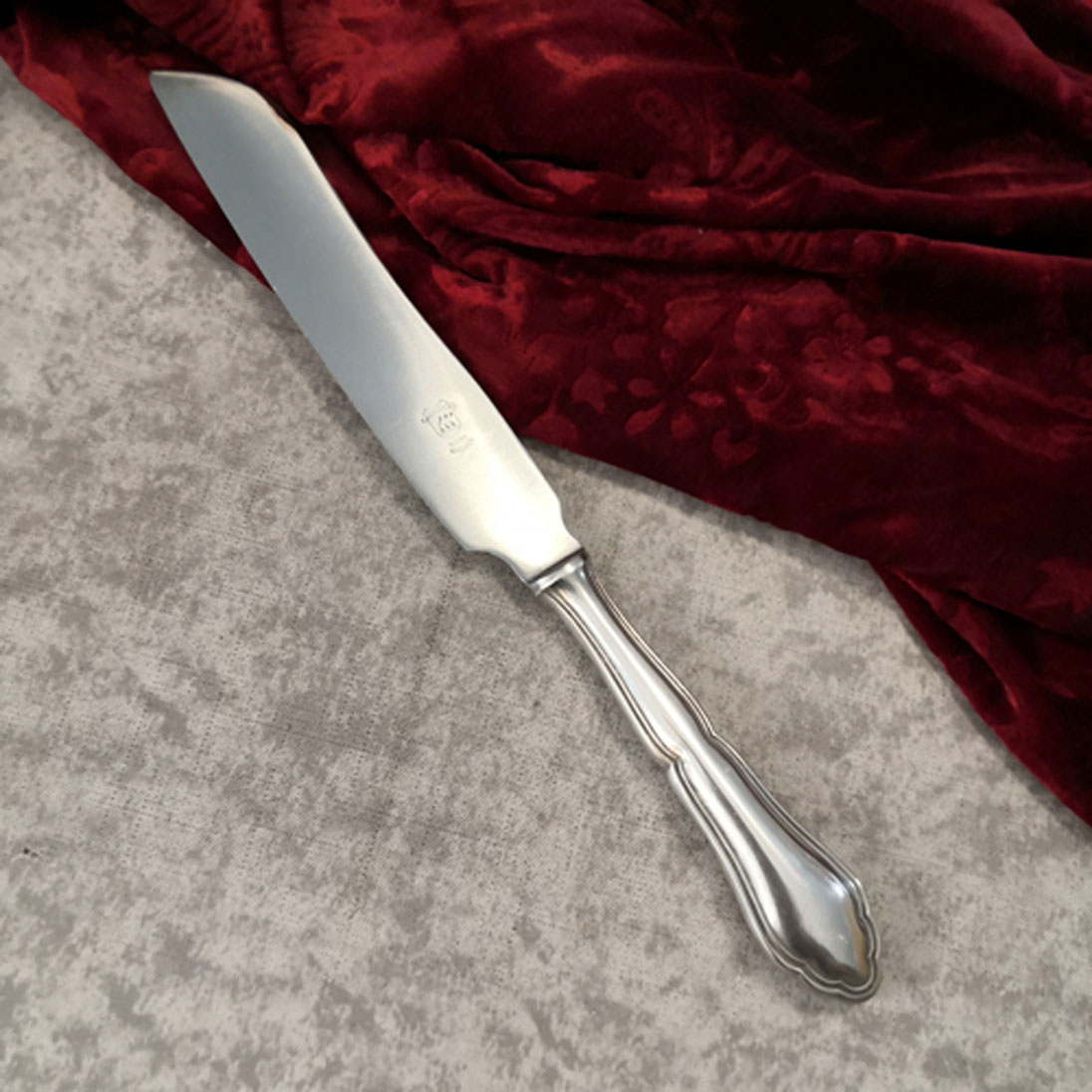 Wellner 356 Alice Tranchiermesser 90 versilbert