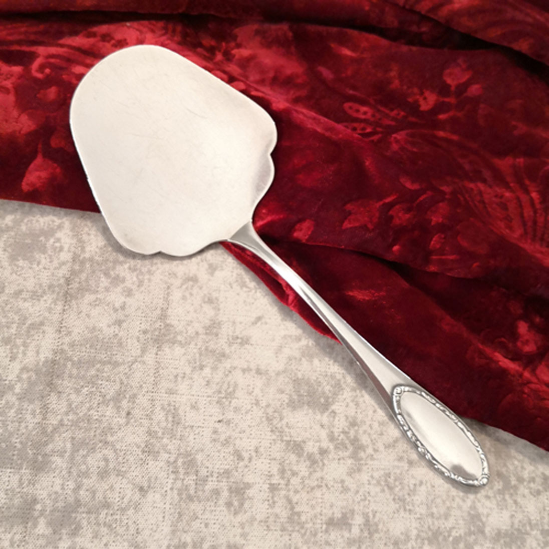 BSF 86 Röschen Pastetenheber 19,6cm 90 versilbert