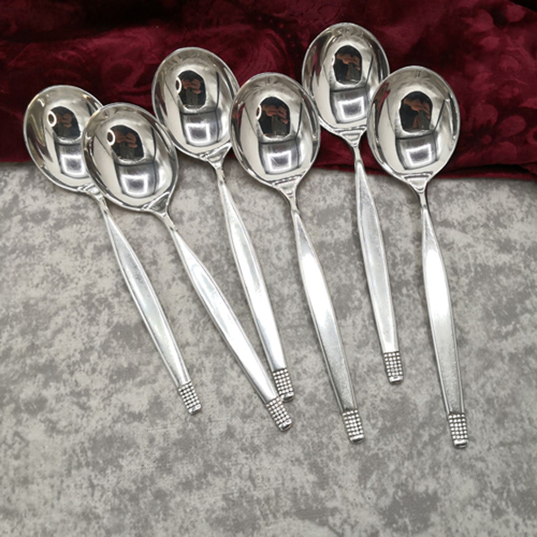 Wilkens Monte Carlo 6 Tassenlöffel 15,6cm 90 versilbert