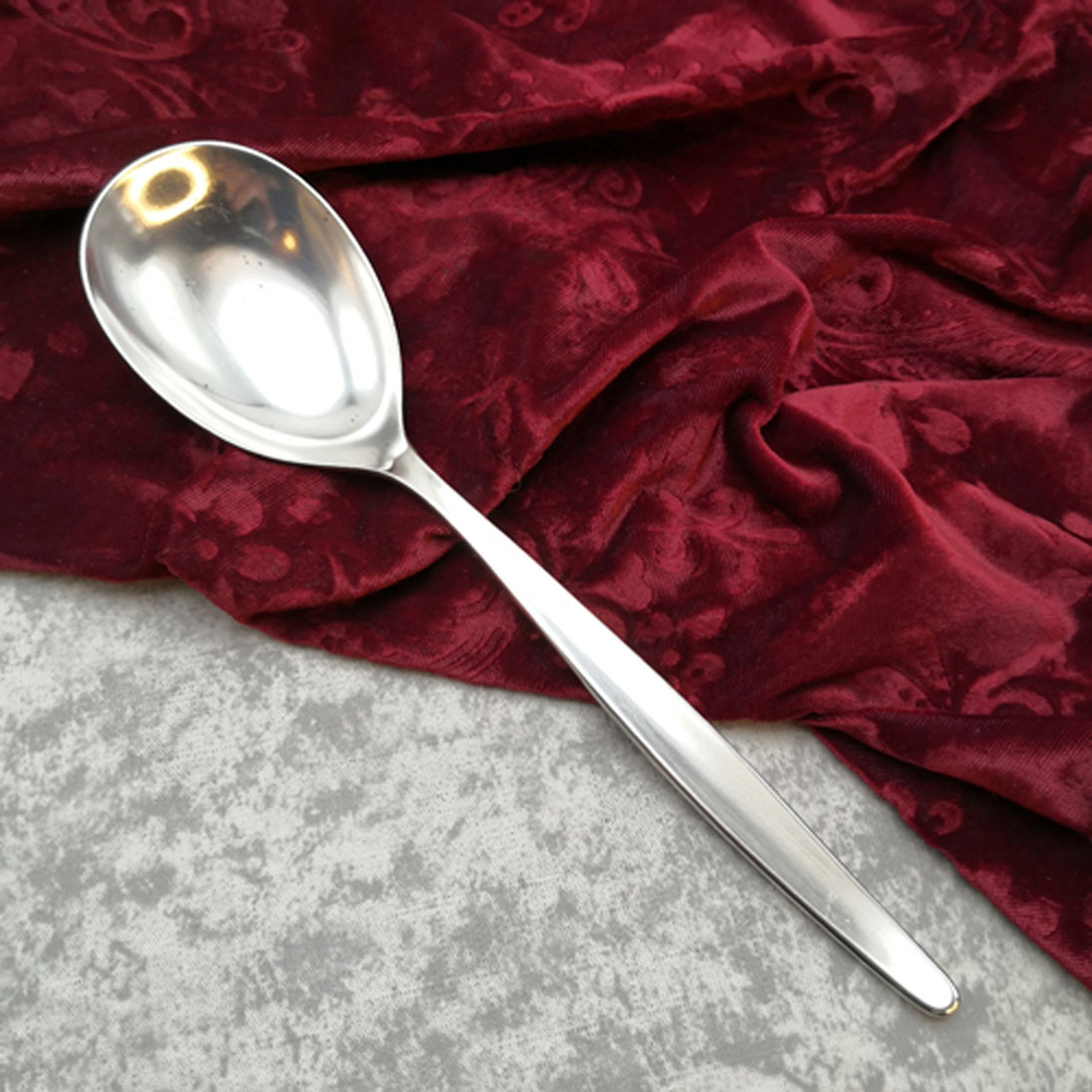WMF Stockholm Gemüselöffel 90 versilbert