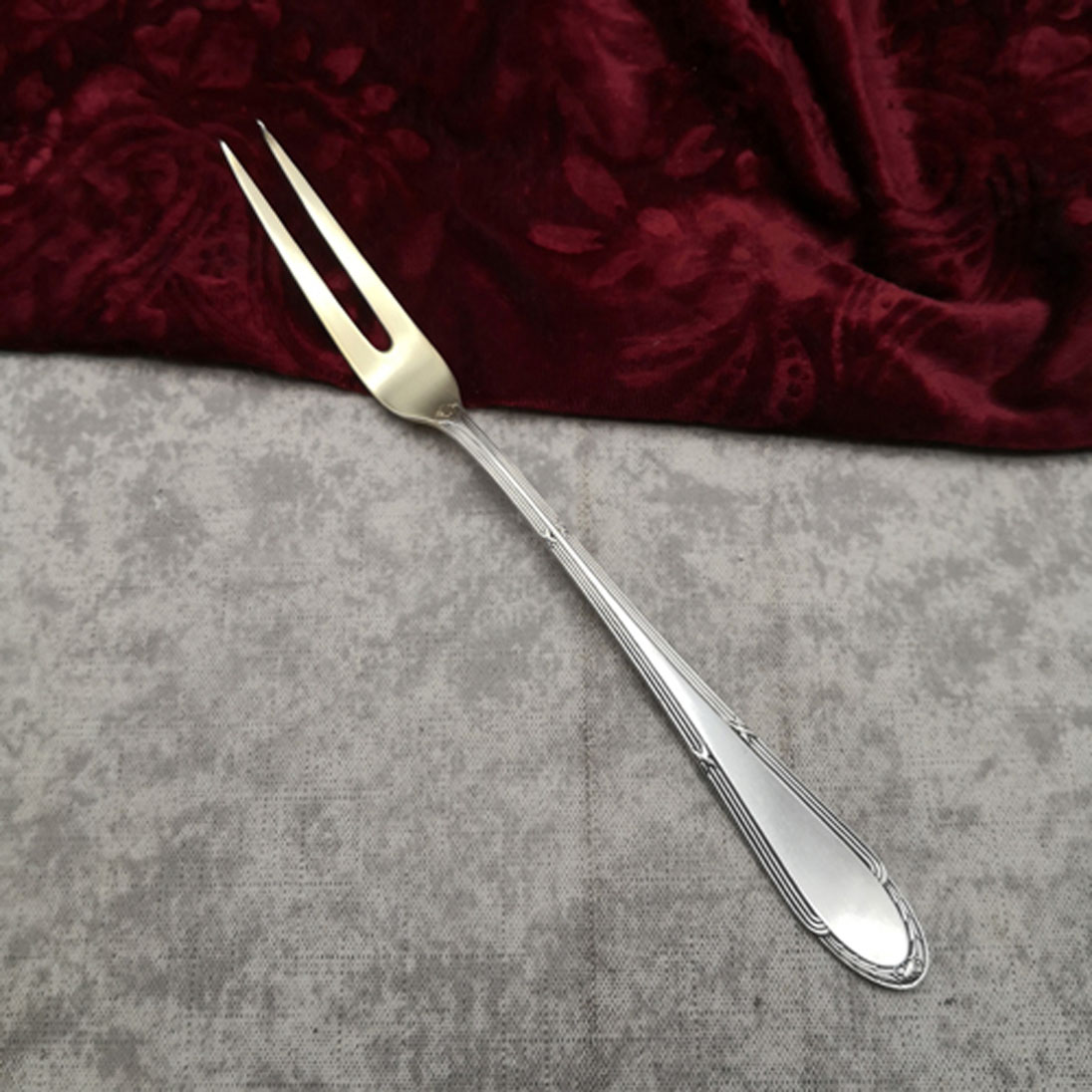 WMF 200 Kreuzband Fleischgabel 90 versilbert