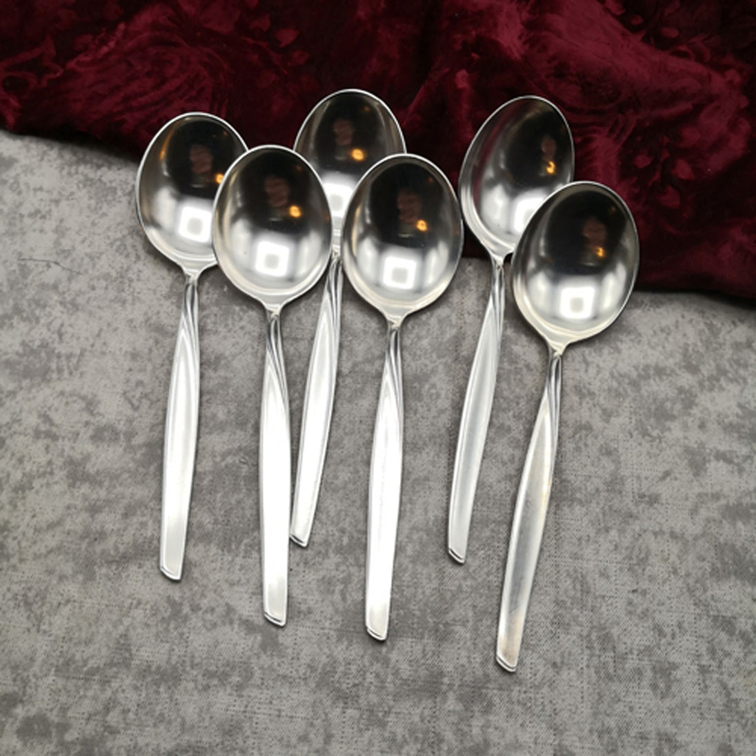 BSF 107 Jasmin 6 Tassenlöffel 15,4cm 90 versilbert