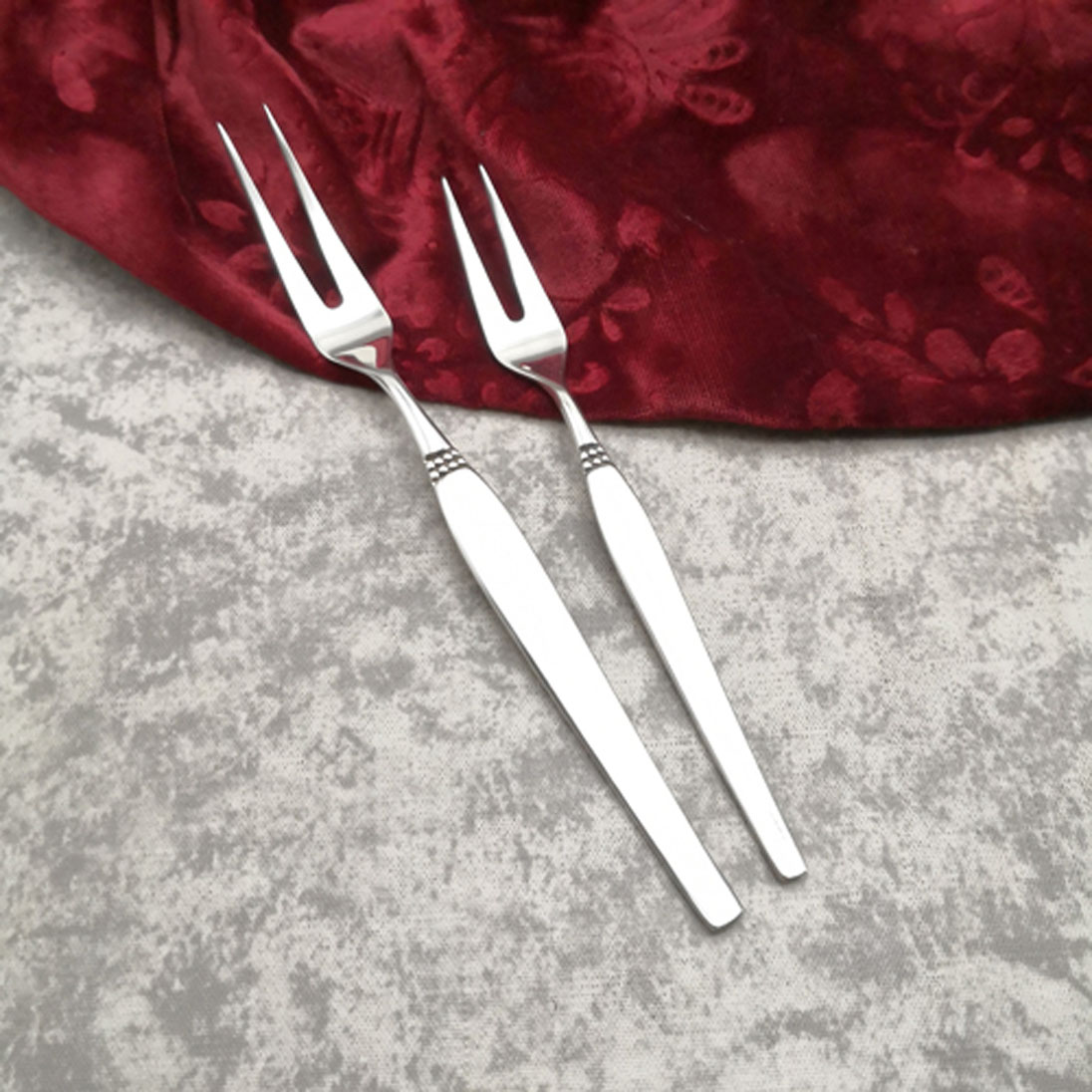 Robbe & Berking Royal 2 Fleischgabeln 90 versilbert