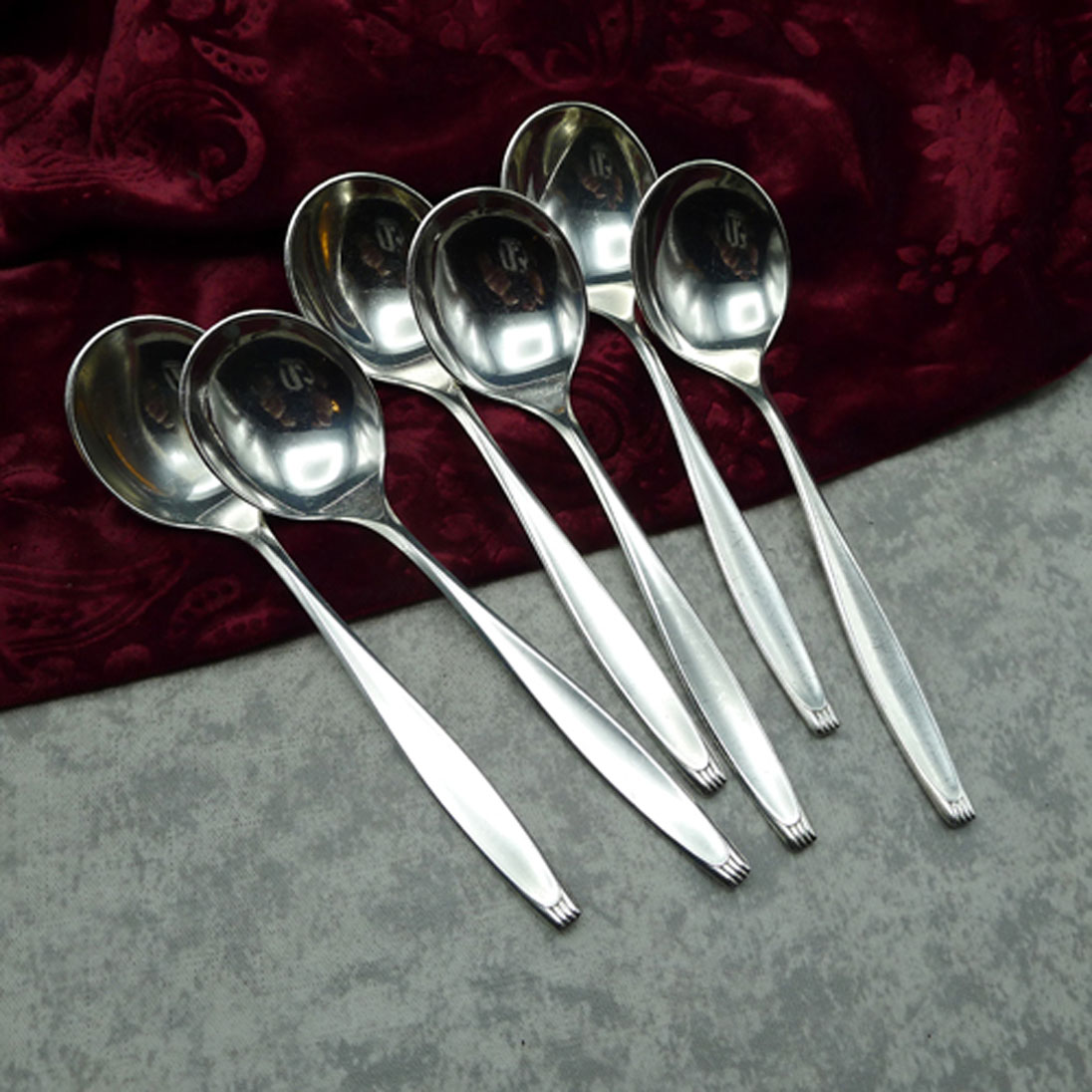 Wilkens Martina 6 Tassenlöffel 15,9cm 90 versilbert