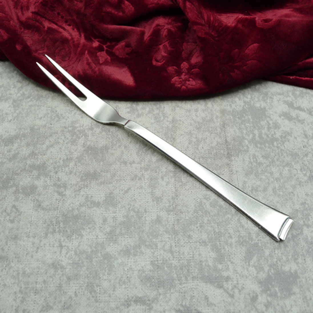 WMF 2500 Art Deco Fleischgabel 90 versilbert
