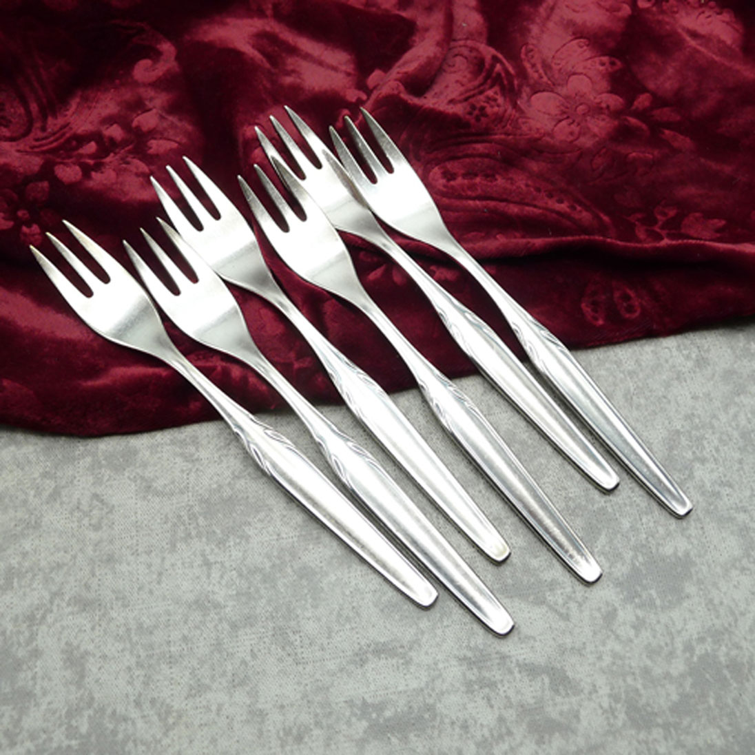 WMF Paris 6 Kuchengabeln 90 versilbert