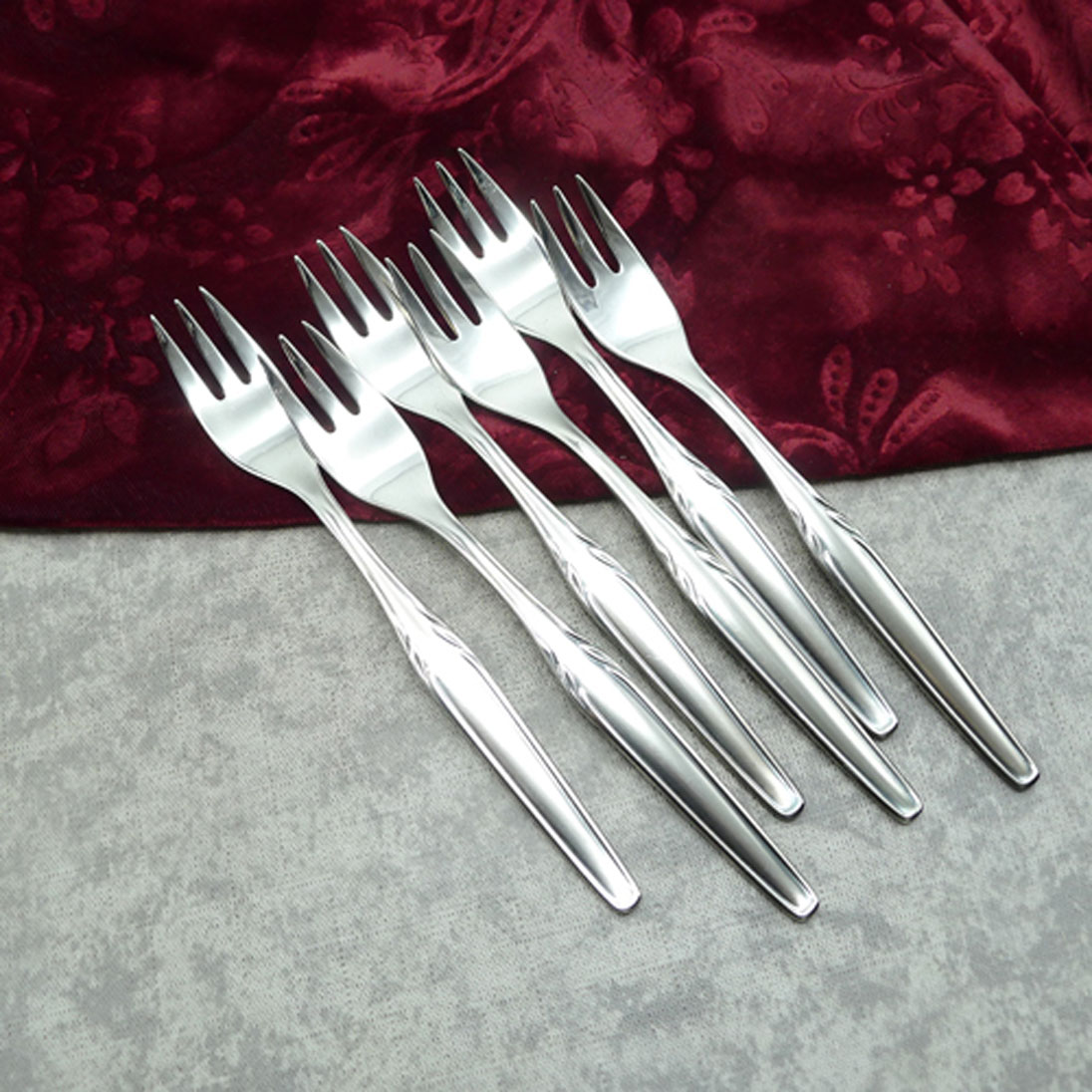 WMF Paris 6 Kuchengabeln 90 versilbert