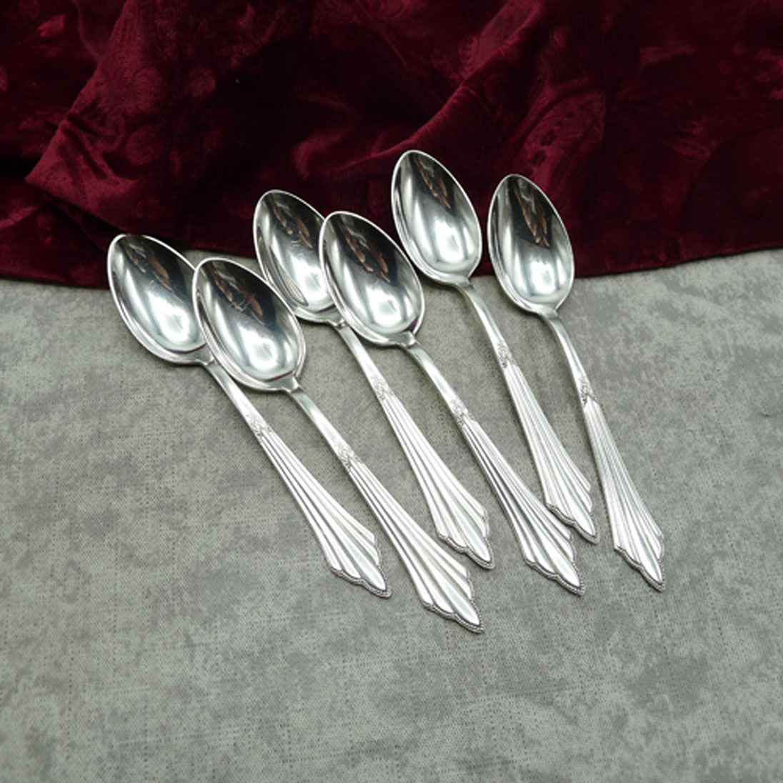 WMF 900 Fächer 6 Teelöffel 12,5cm 90 versilbert