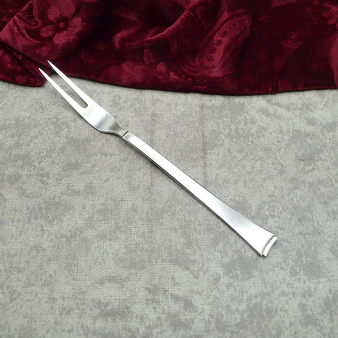 WMF 2500 Art Deco Fleischgabel 90 versilbert