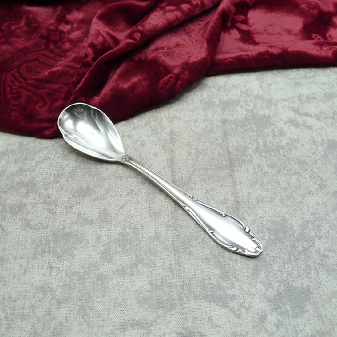 Wellner 398 Mozart Geleelöffel / Eislöffel 90 versilbert