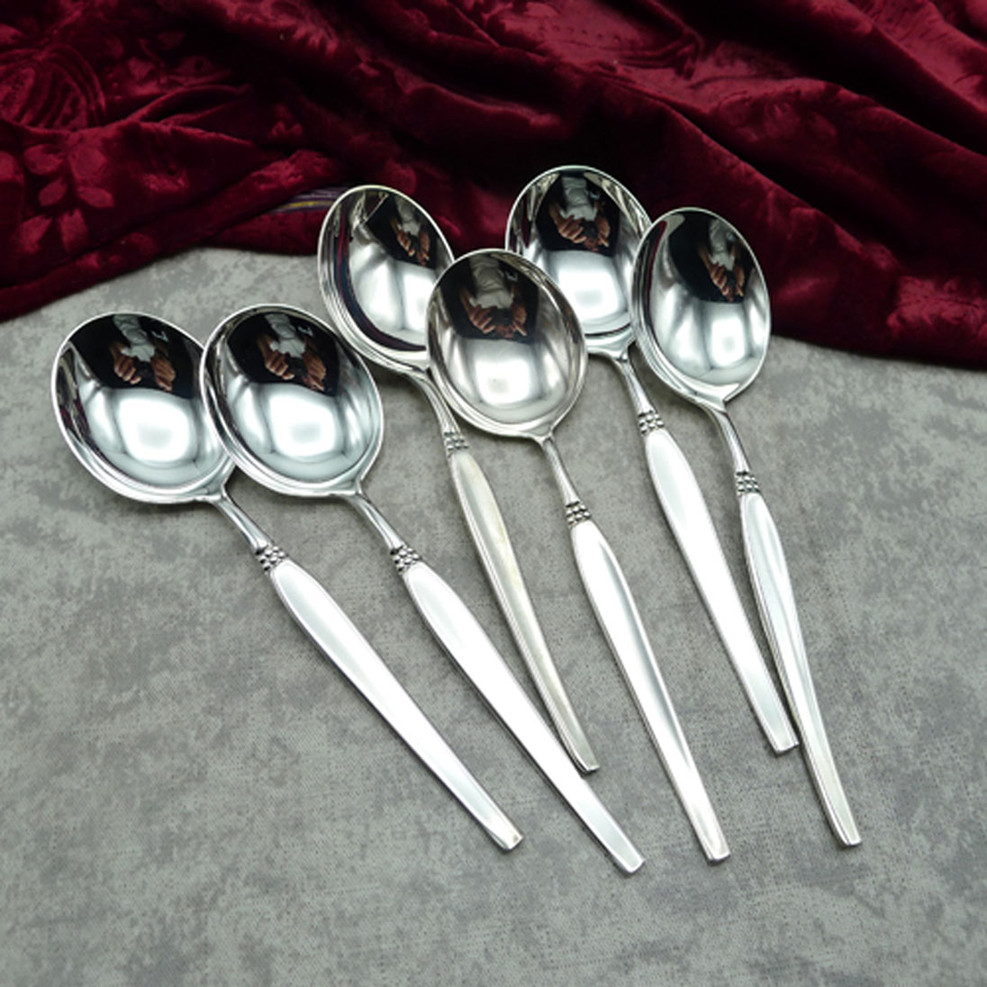 Robbe & Berking Royal 6 Tassenlöffel 15,3cm 90 versilbert