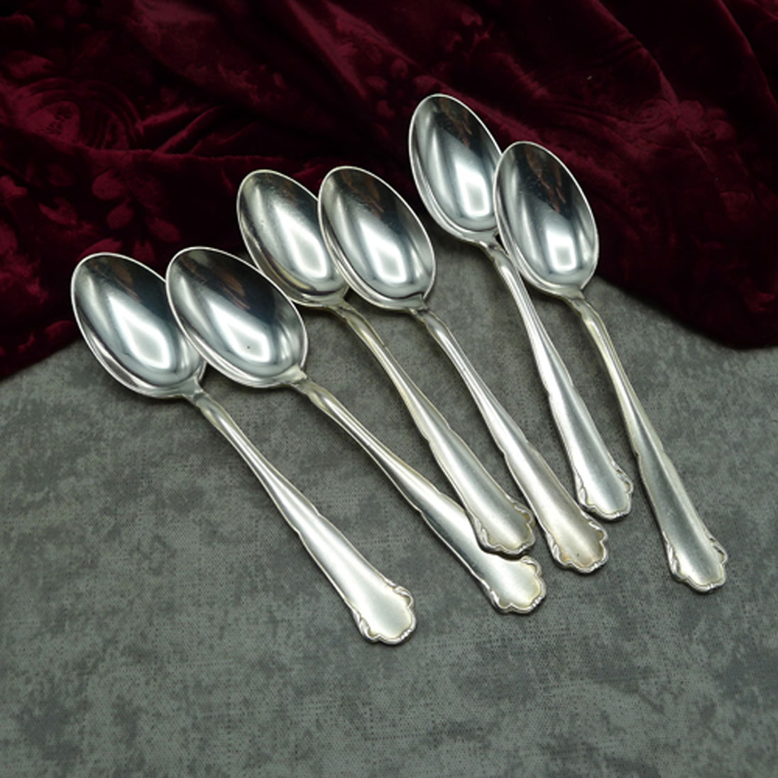 WMF 2700 6 Kaffeelöffel 90 versilbert