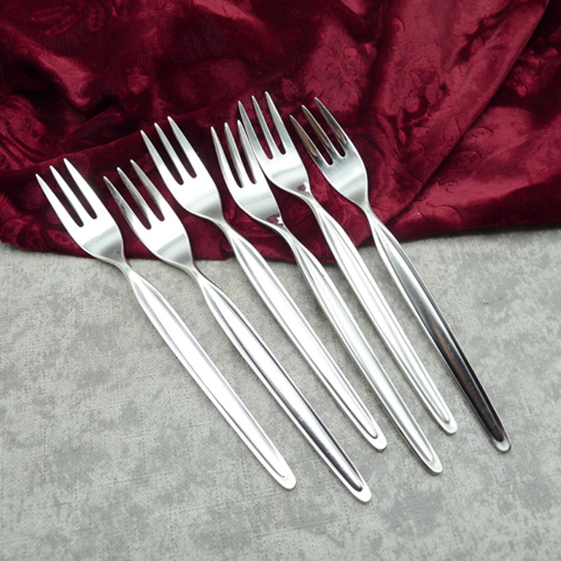 WMF Zürich 6 Kuchengabeln 90 versilbert