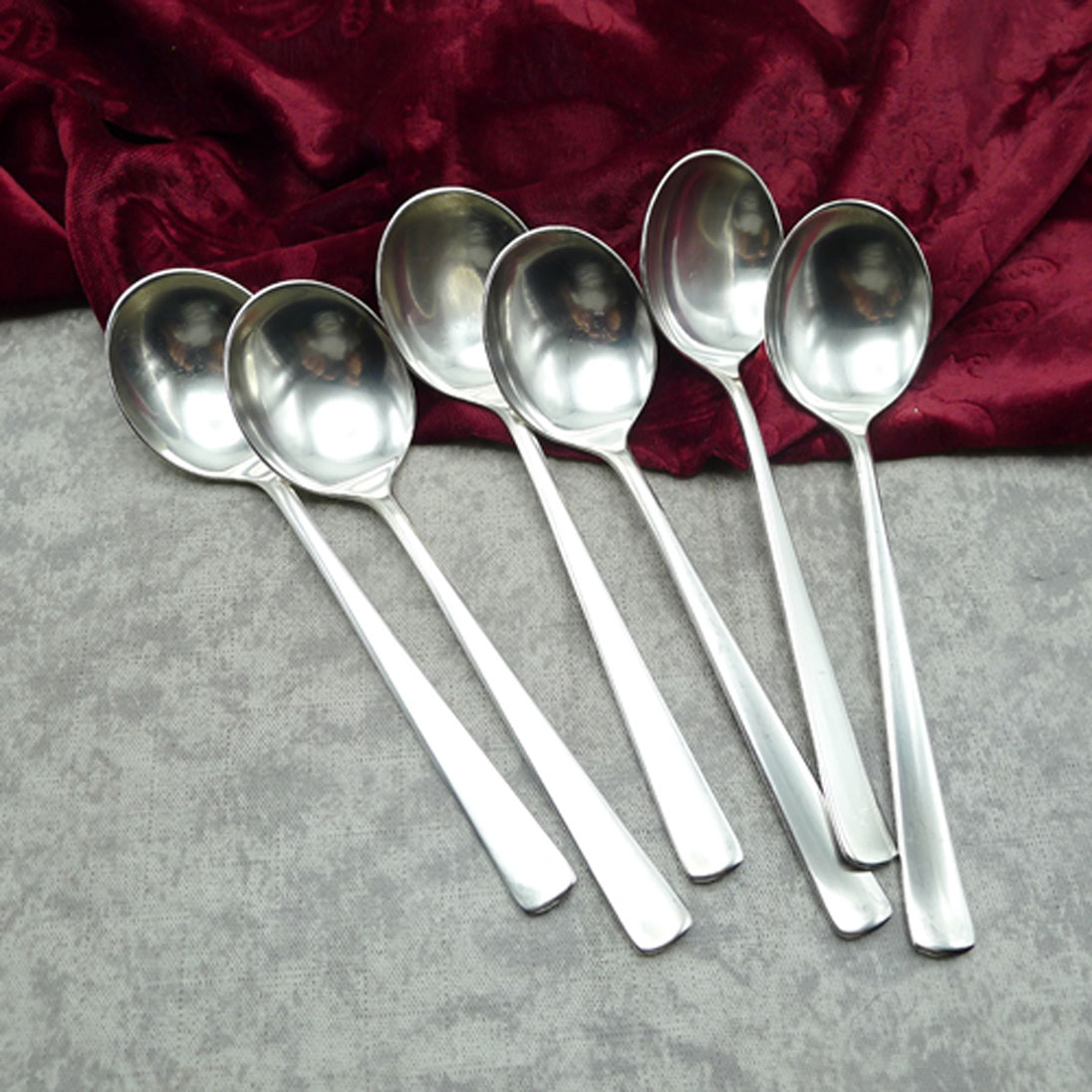 Wilkens Finnland 6 Tassenlöffel 15,5cm 90 versilbert