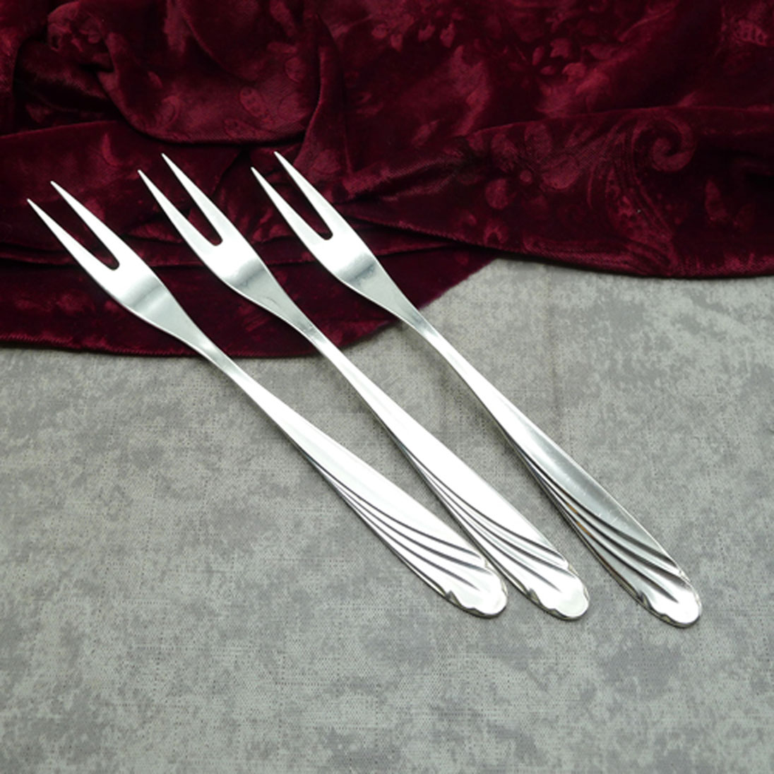 WMF Wien 3 Fleischgabeln 90 versilbert