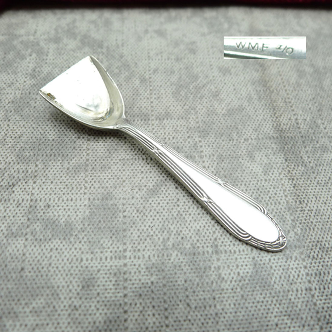 WMF 200 Kreuzband Salzlöffel 6cm versilbert