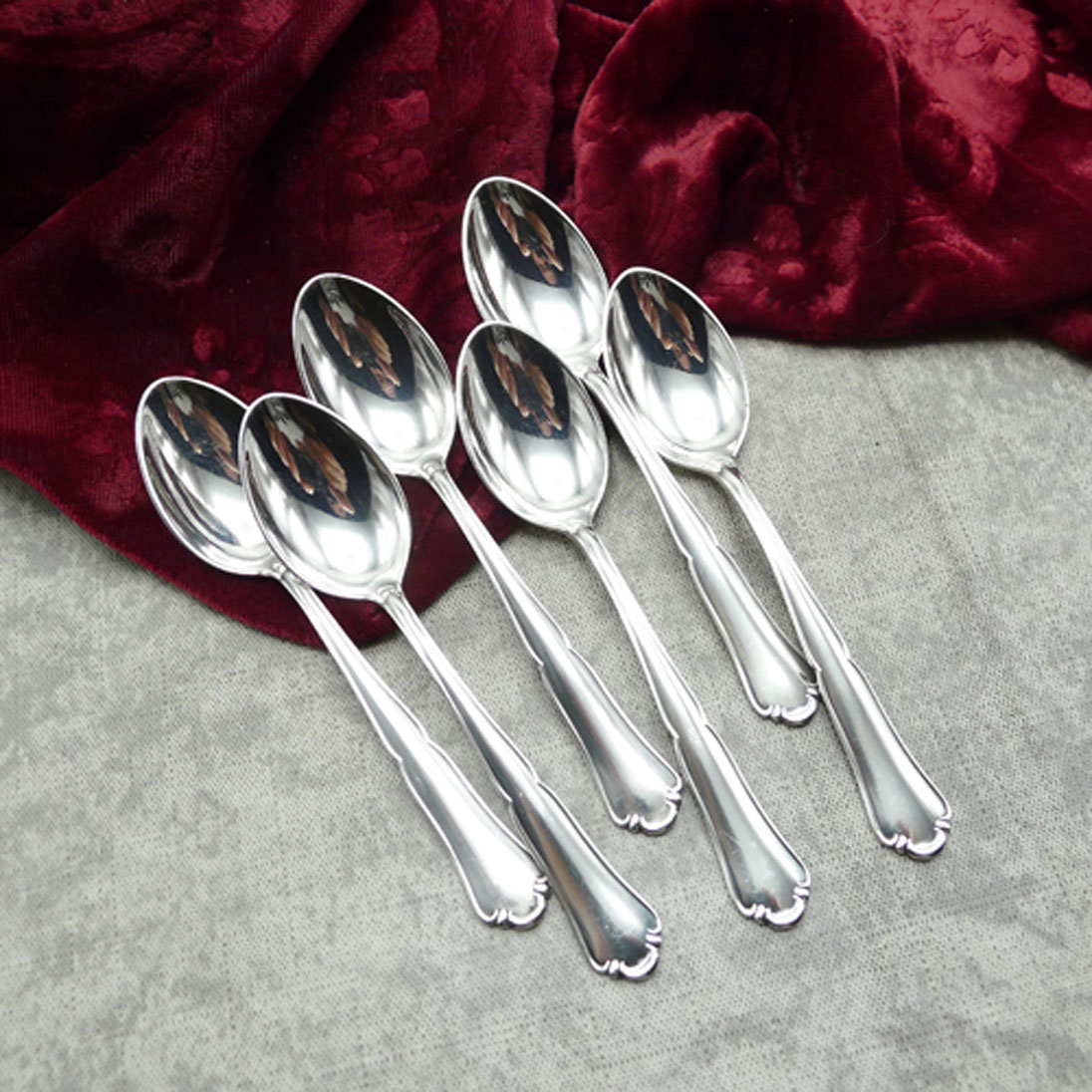 Bruckmann 700 Solitude 6 Mokkalöffel 10,9cm 90 versilbert