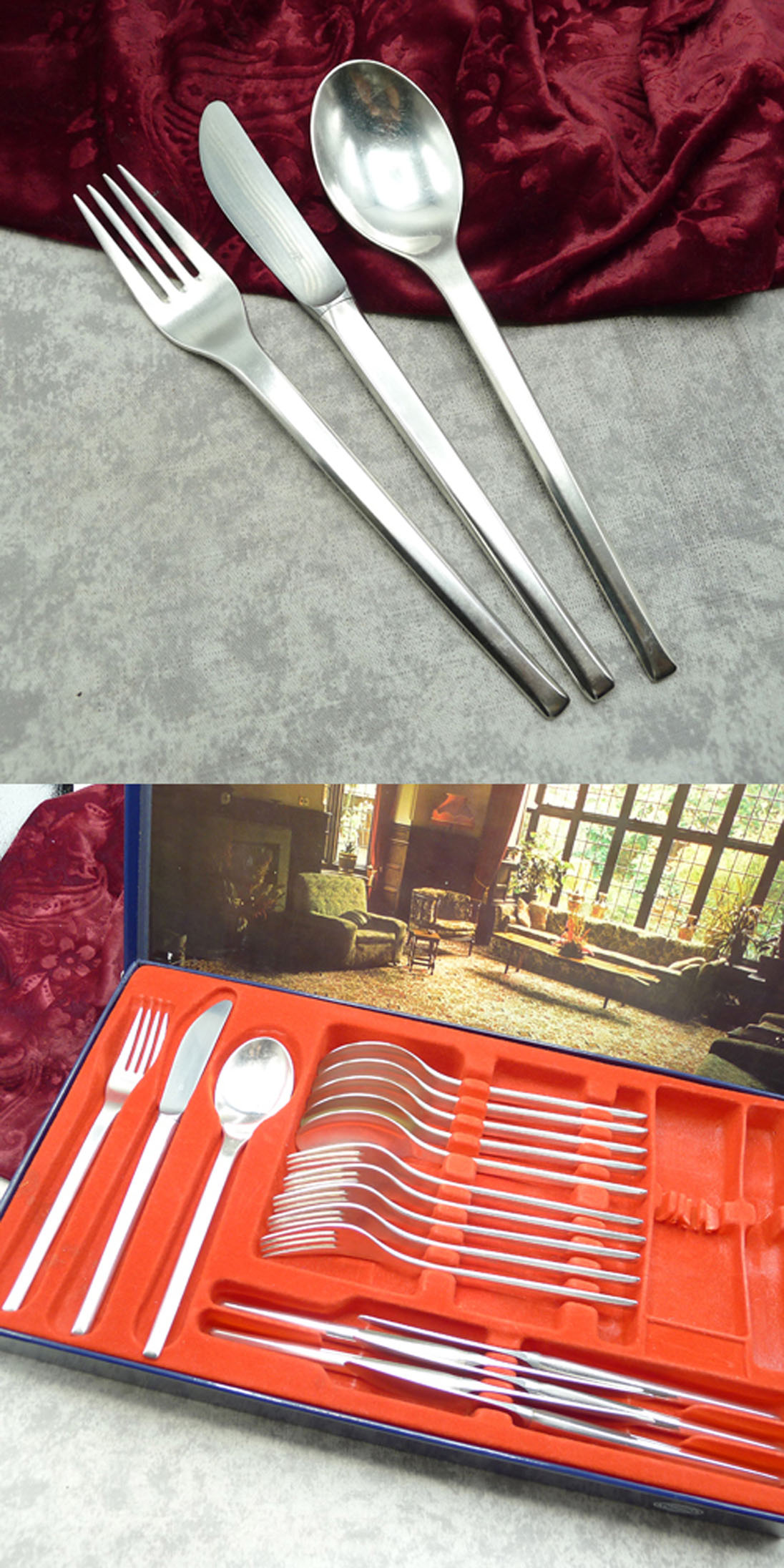 WMF Helsinki Tafelbesteck 6 Personen 90 versilbert