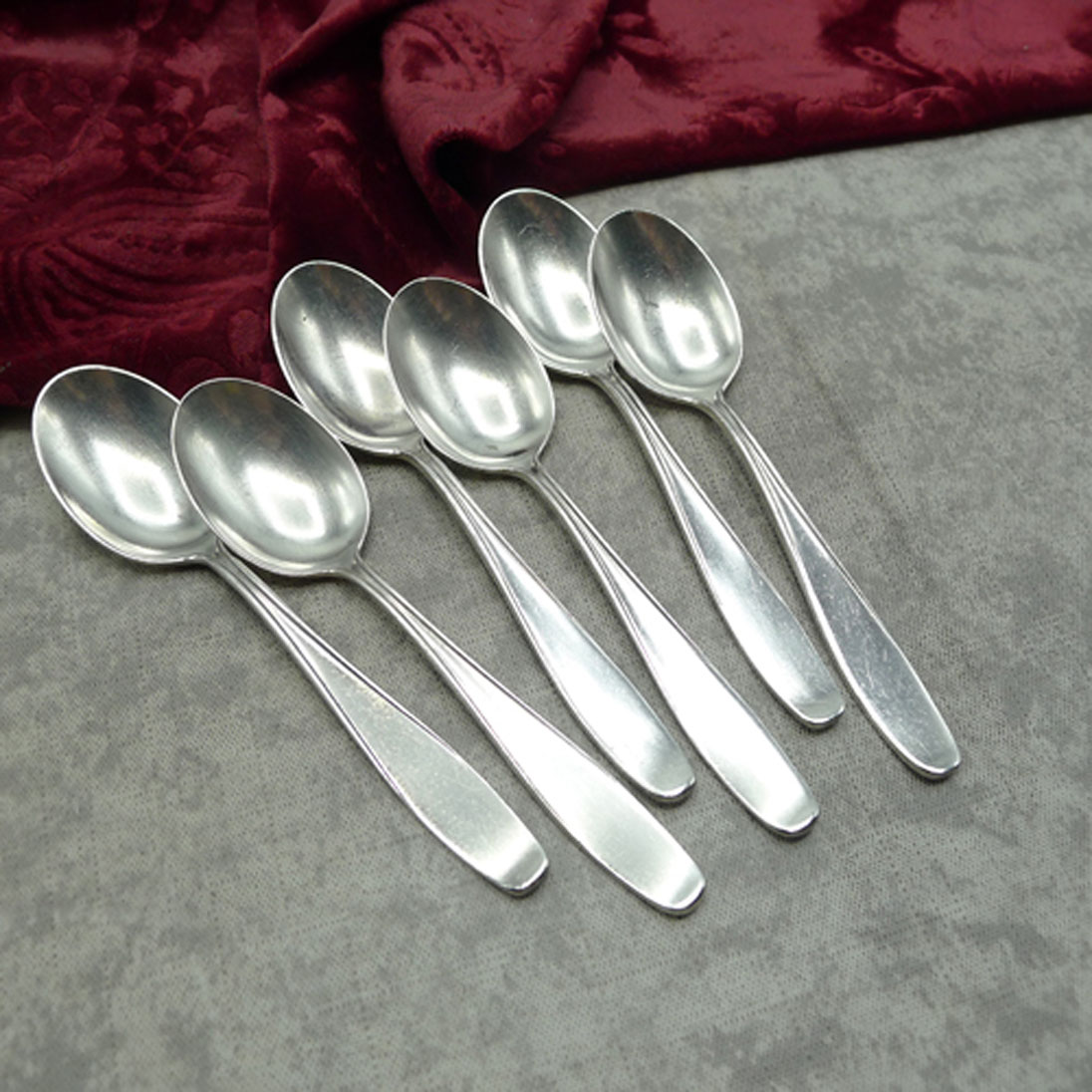 BSF 103 Iris 6 Teelöffel 12,2cm 90 versilbert