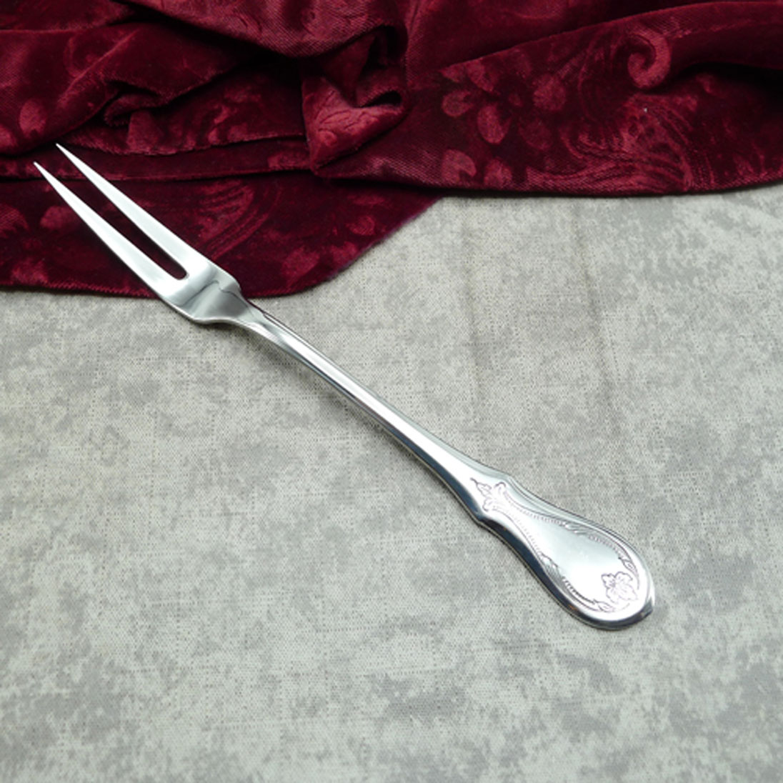 WMF Würzburger Gravur Fleischgabel Cromargan