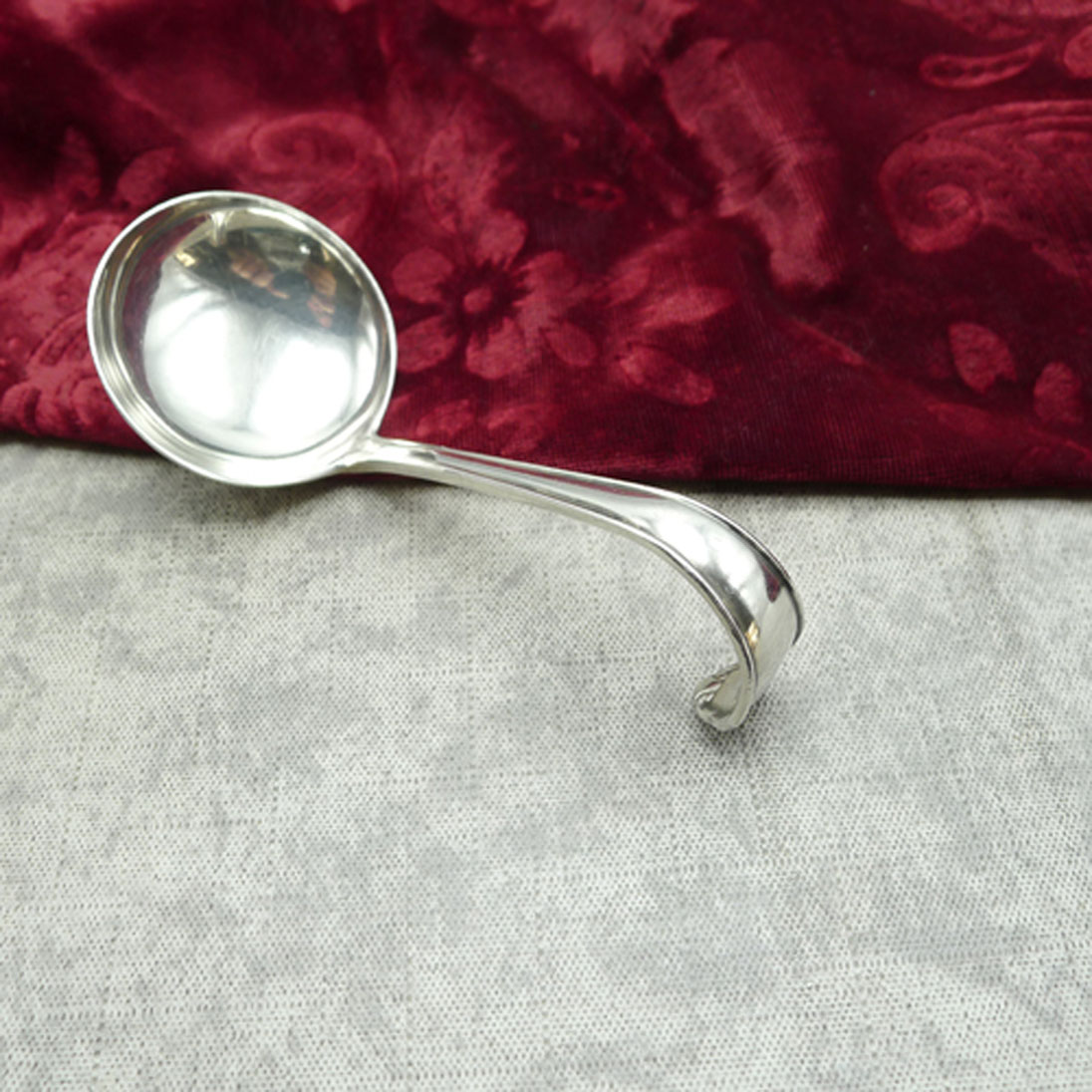 BSF 96 kleine Rahmkelle 10,3cm 90 versilbert