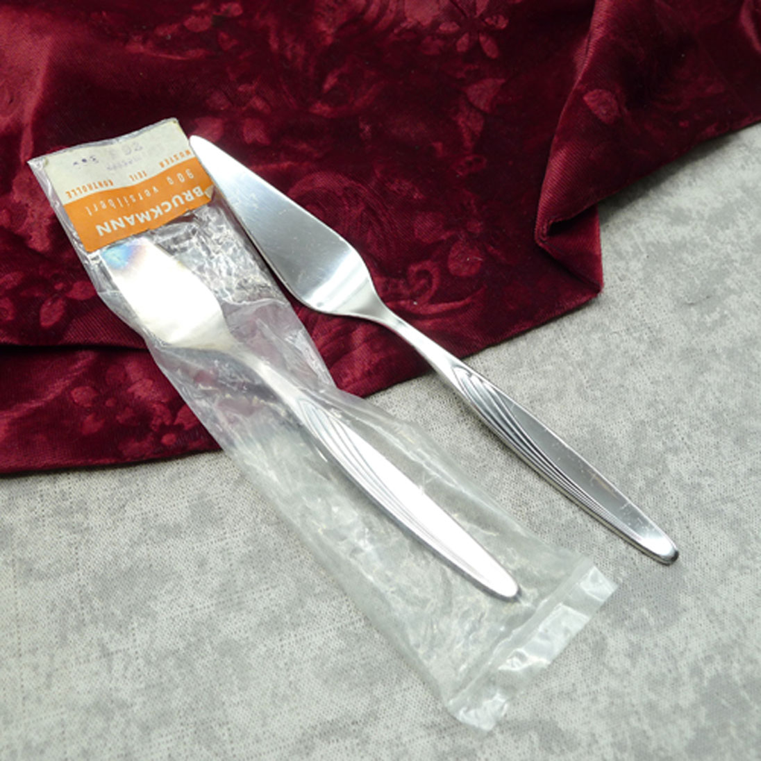 Bruckmann 765 Candida 2 Buttermesser 90 versilbert
