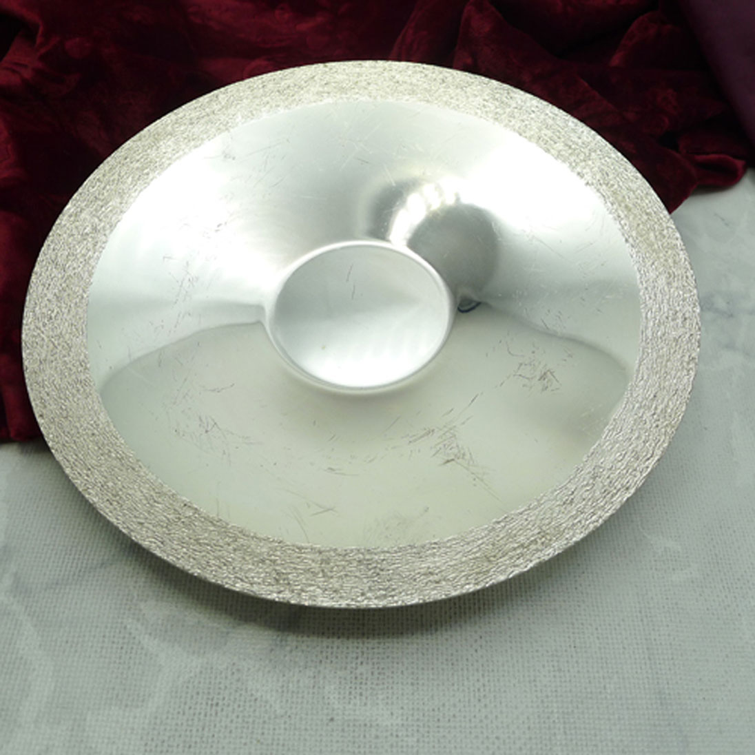 BSF Rauhreif runde Schale 21cm versilbert