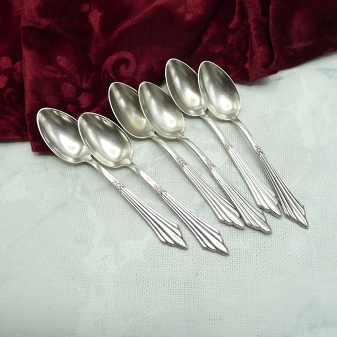 WMF 900 Fächer 6 Teelöffel 12,5cm 90 versilbert