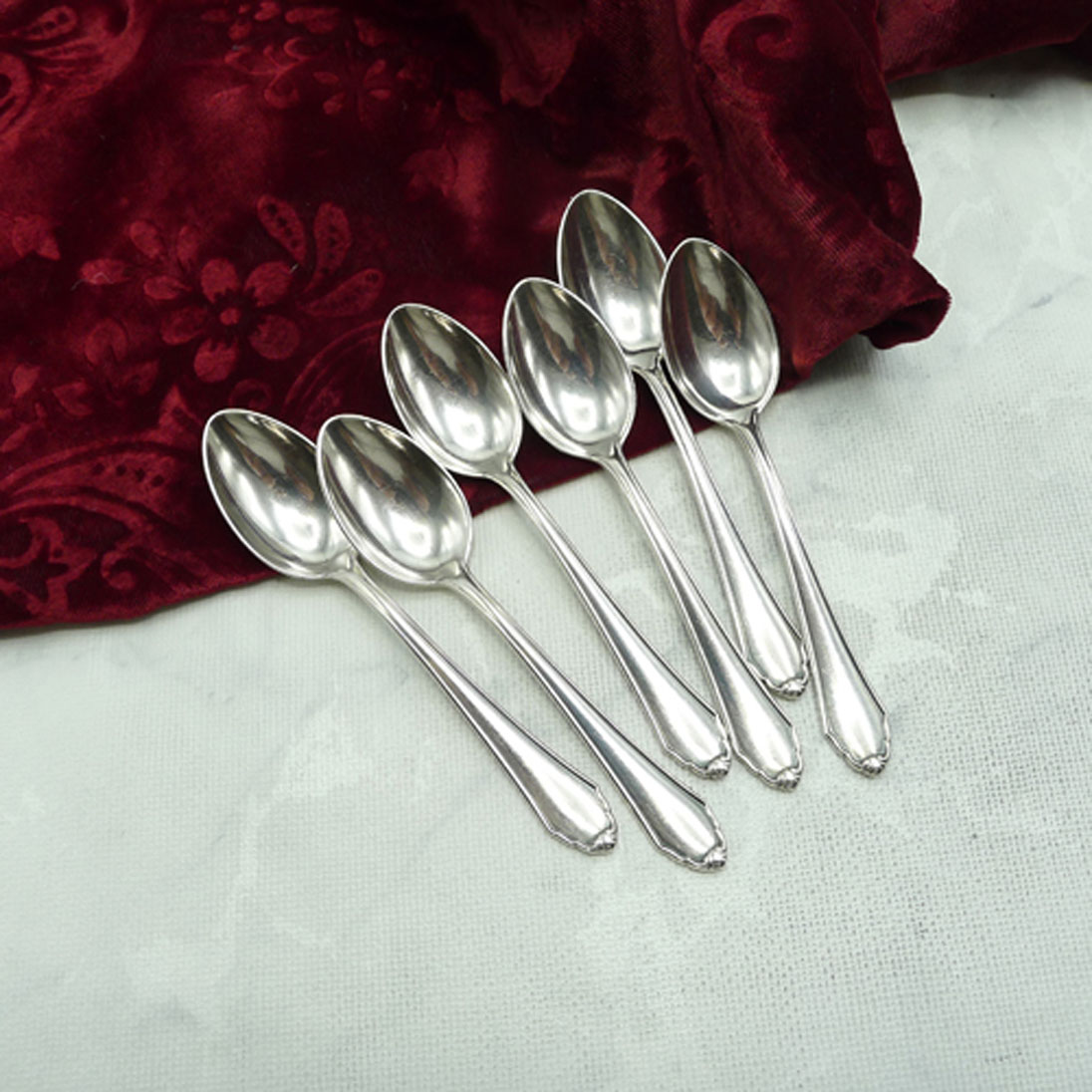BSF 96 6 Teelöffel 12,4cm 90 versilbert