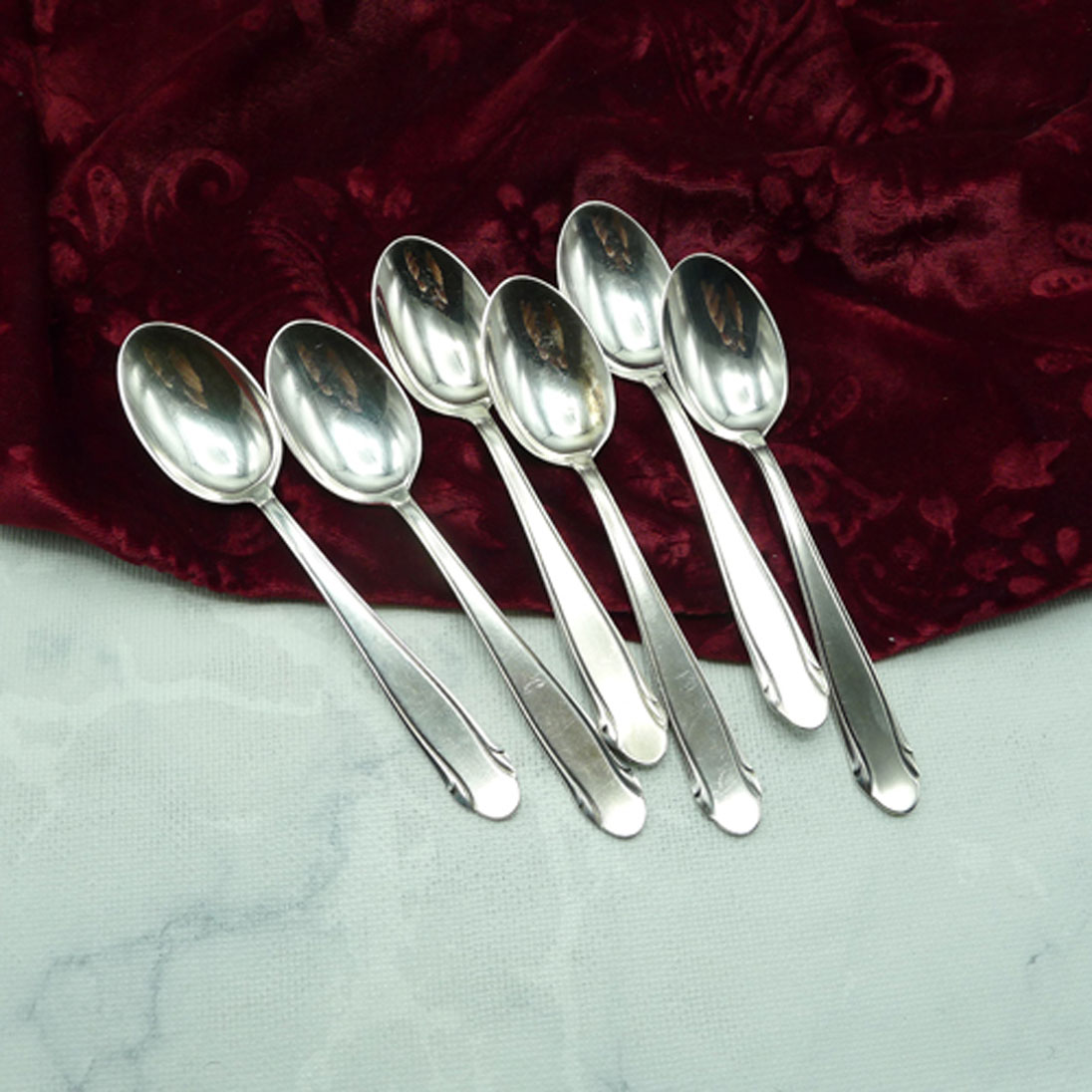 WMF 3300 6 Kaffeelöffel 90 versilbert