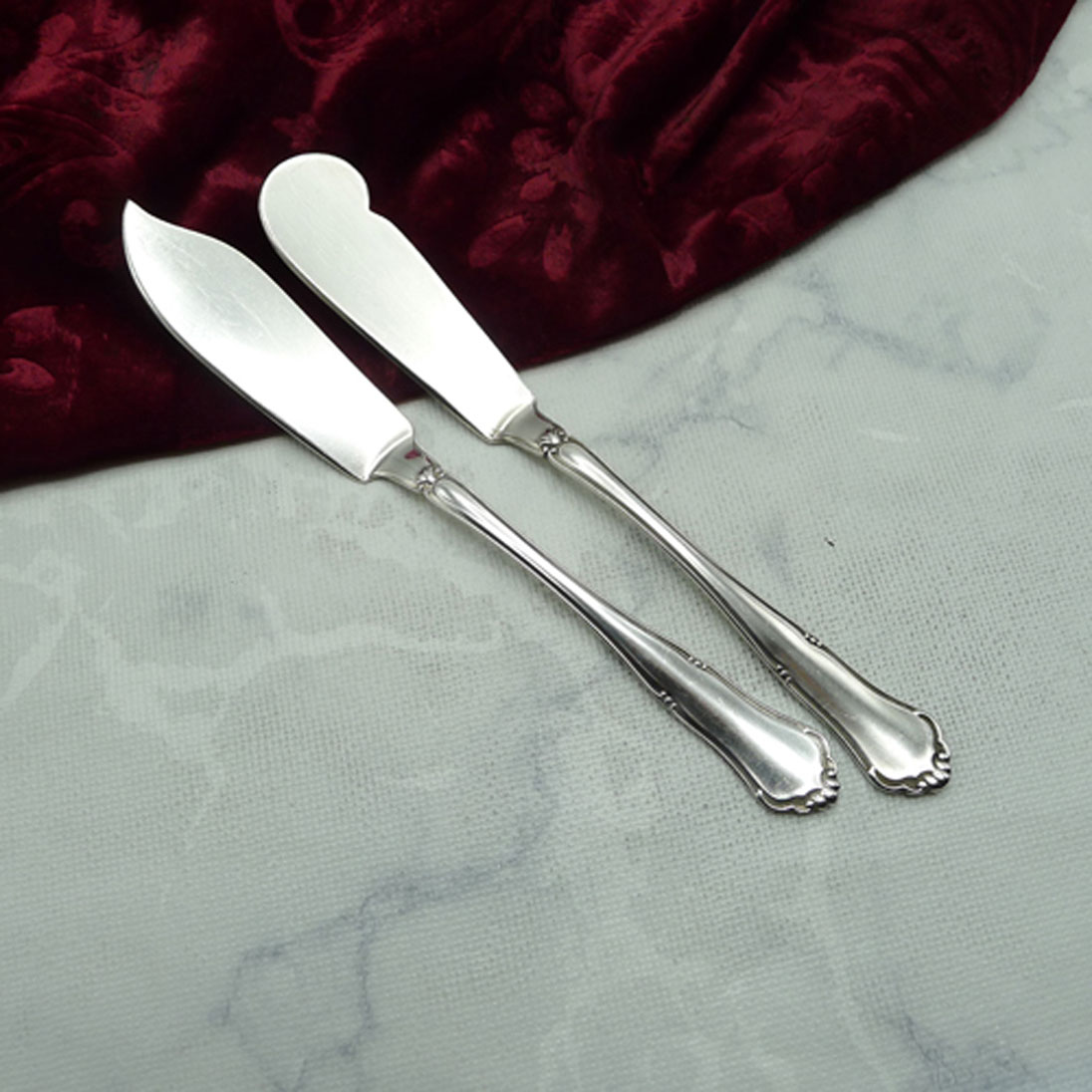 Bruckmann 640 Butter- und Käsemesser 90 versilbert