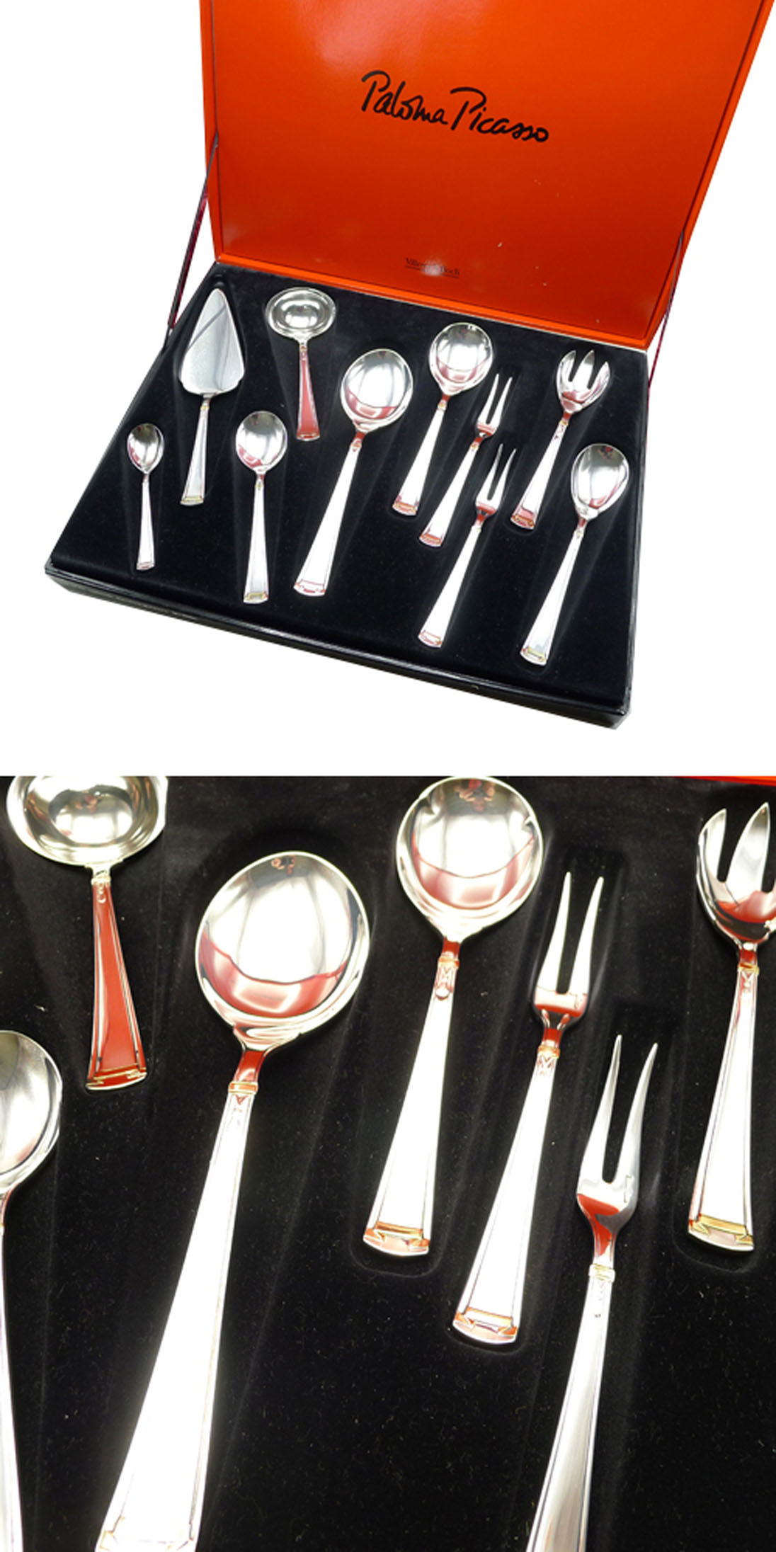 Villeroy & Boch Agrigento Vorlegebesteck 10 tlg versilbert NEU