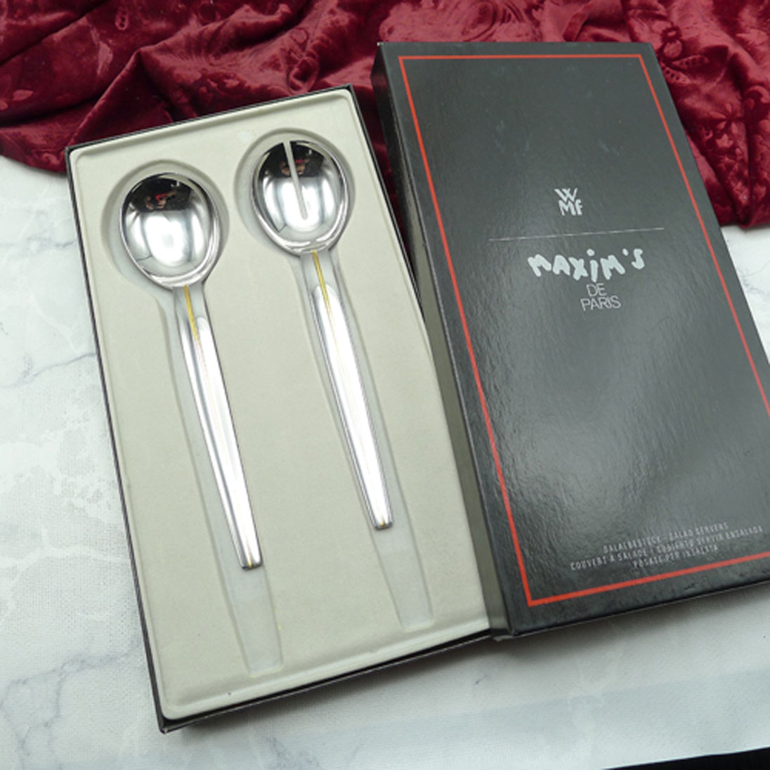 WMF Maxim´s Rue Royal Salatbesteck Cromargan NEU
